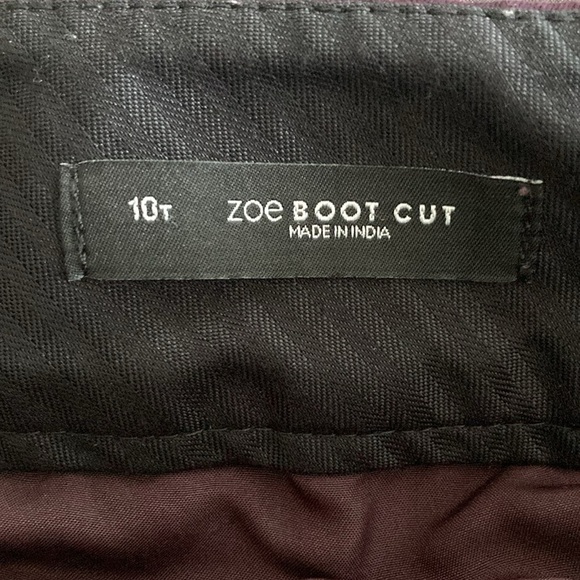 LOFT 10 TALL Zoe Boot Cut pants purple - Picture 11 of 12